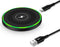 15W Samsung Wireless Charger Fast Charging Pad for Samsung Galaxy S24 Ultra S23 FE S22+ S21 S20 FE S10 S9, Wireless Charger Android Phone Charger ...